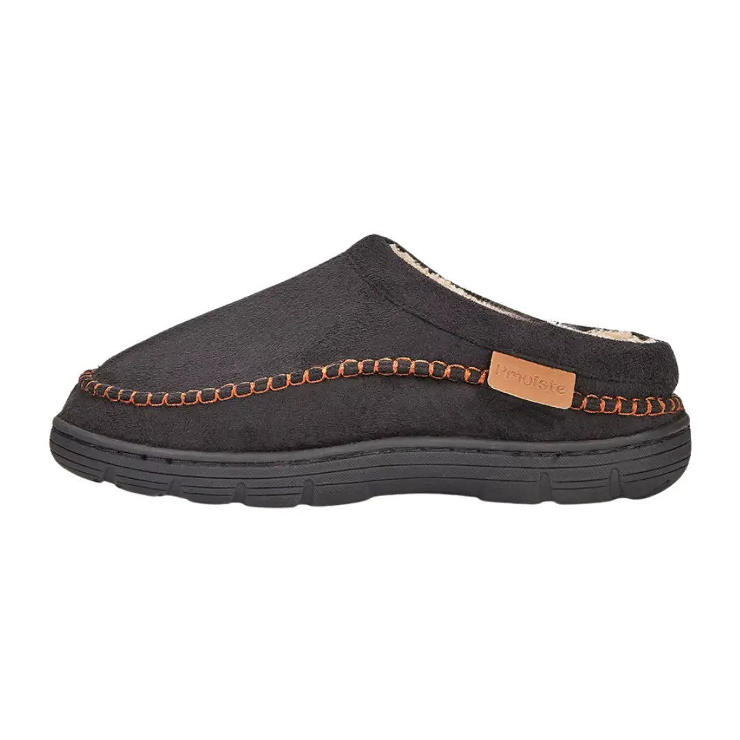 Noah Mens Fleece Lined Suede Slippers – Warm Slip On House Shoes