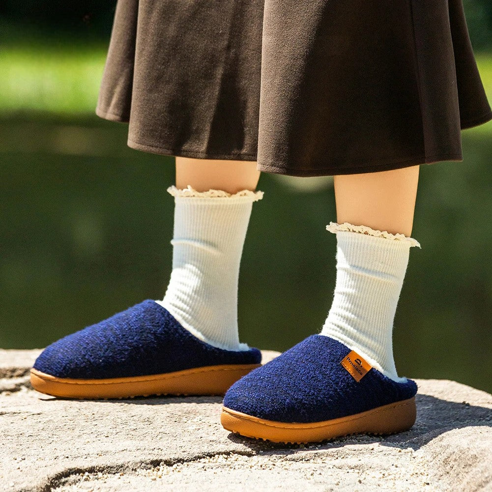 Ellie Women’s Slippers – Warm Slip On House Shoes with Grip Sole