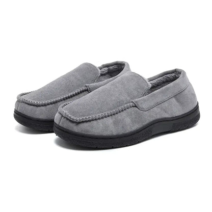 Bjorn Men’s Slippers – Warm Hard Sole House Shoes for Indoor Outdoor