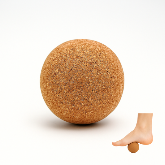 Cork Foot Massage Ball Ø2.4 Inch for Plantar Fasciitis Relief