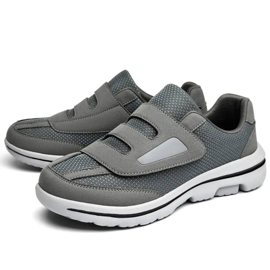 Evan Mens Wide Fit Shoes with Velcro – Orthopedic Walking Shoes