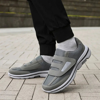 Evan Mens Wide Fit Shoes with Velcro – Orthopedic Walking Shoes