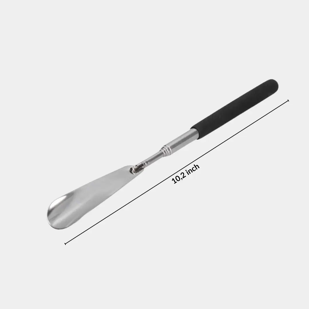 Extra Long Metal Shoe Horn 25 Inch – Telescopic Long Handled Shoehorn