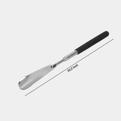 Extra Long Metal Shoe Horn 25 Inch – Telescopic Long Handled Shoehorn