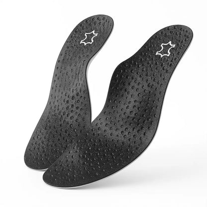 Leather Orthotic Insoles – Arch Support Insoles for Knock Knees