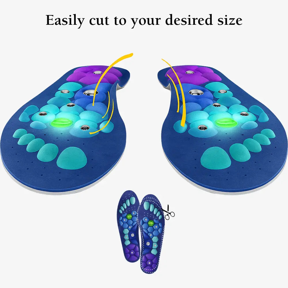 Magnetic Acupressure Insoles - Shoe Inserts for Foot Pain Relief