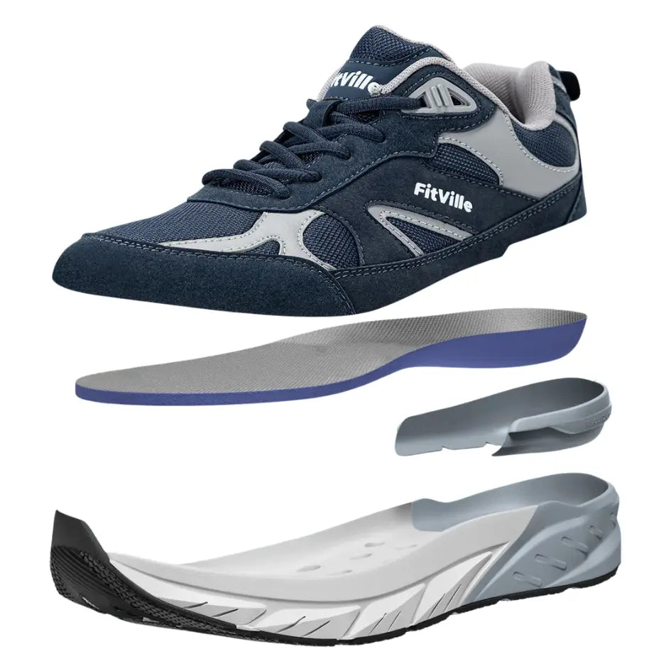 Milo Orthopedic Walking Shoes for Men with Arch Support