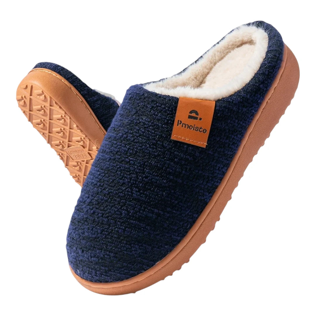 Ellie Women’s Slippers – Warm Slip On House Shoes with Grip Sole