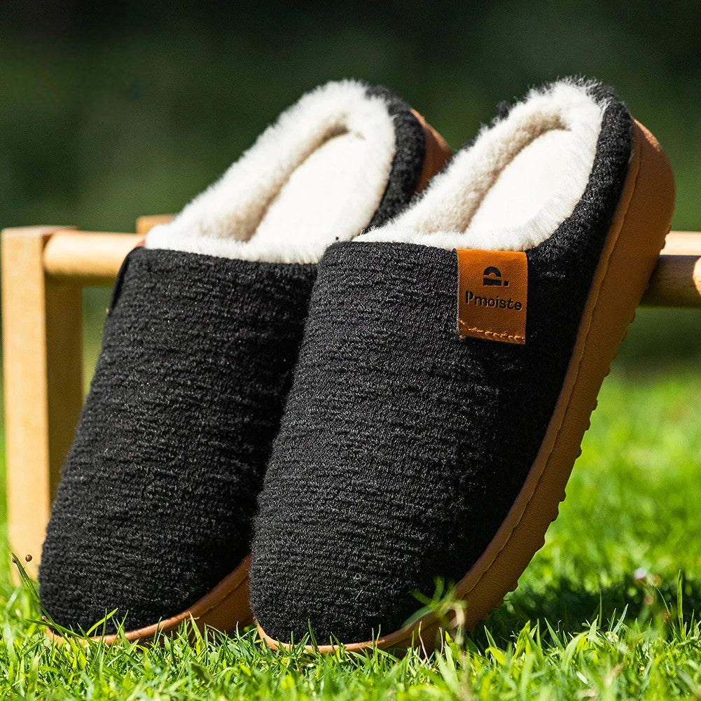 Ellie Women’s Slippers – Warm Slip On House Shoes with Grip Sole