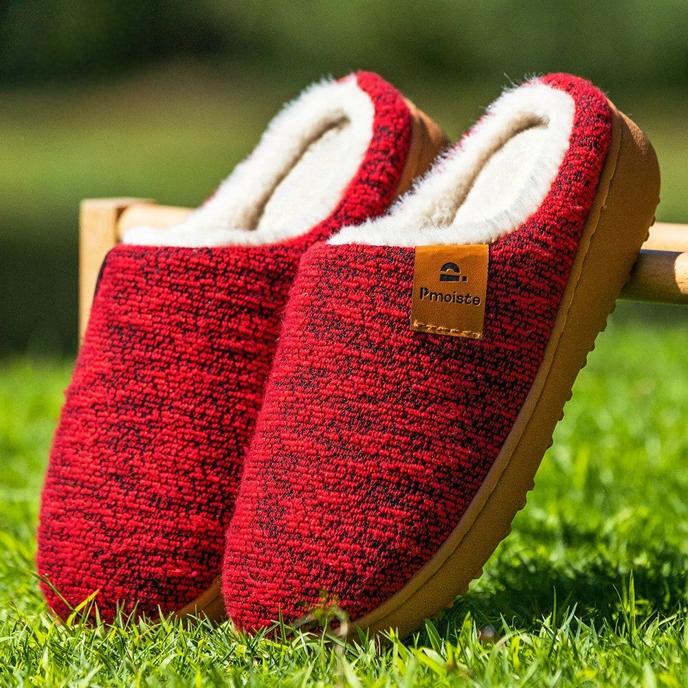 Ellie Women’s Slippers – Warm Slip On House Shoes with Grip Sole