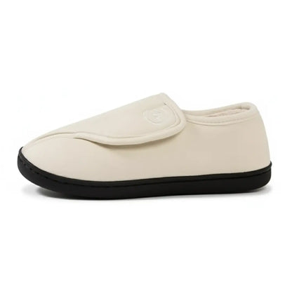 Sam Wide Fit Slippers – Adjustable Velcro House Shoes for Swollen Feet