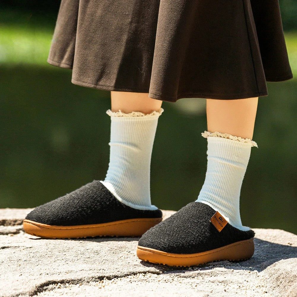 Ellie Women’s Slippers – Warm Slip On House Shoes with Grip Sole