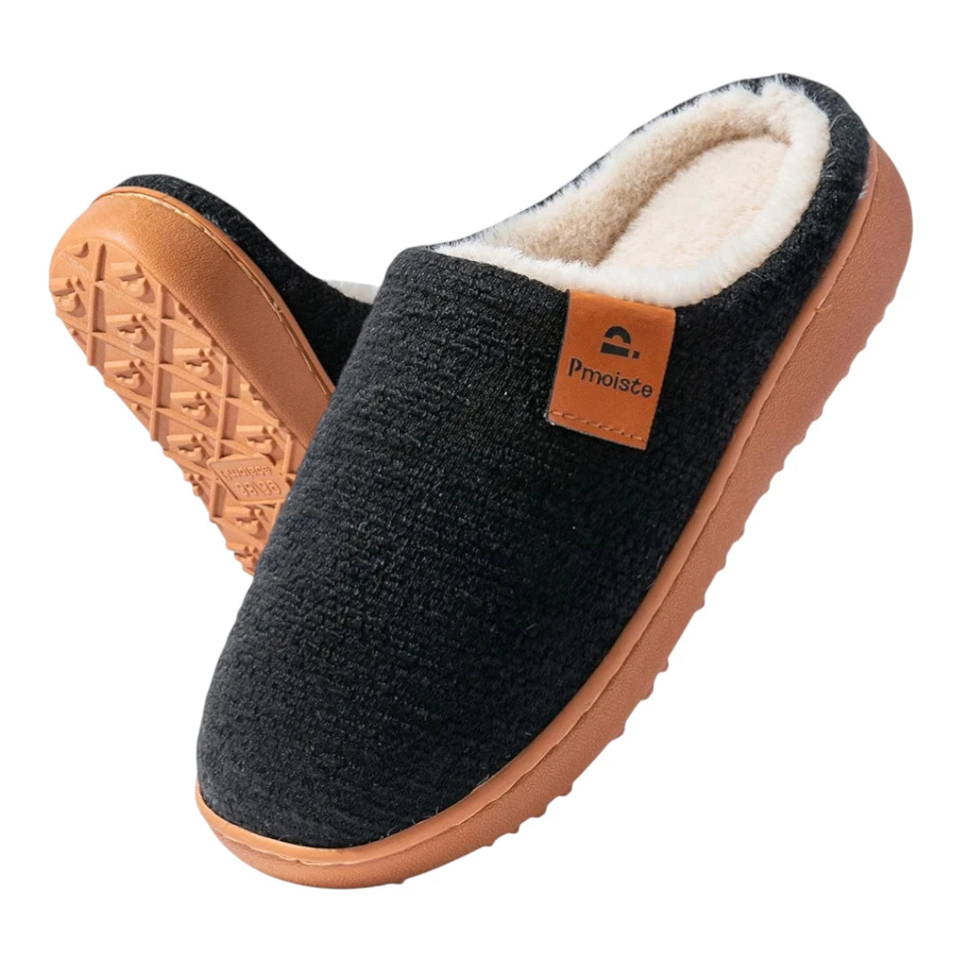 Ellie Women’s Slippers – Warm Slip On House Shoes with Grip Sole