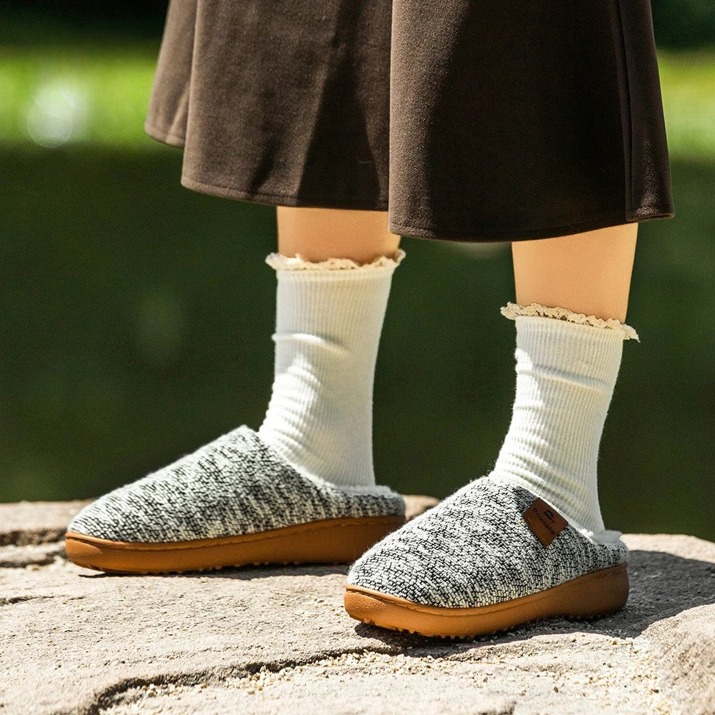 Ellie Women’s Slippers – Warm Slip On House Shoes with Grip Sole