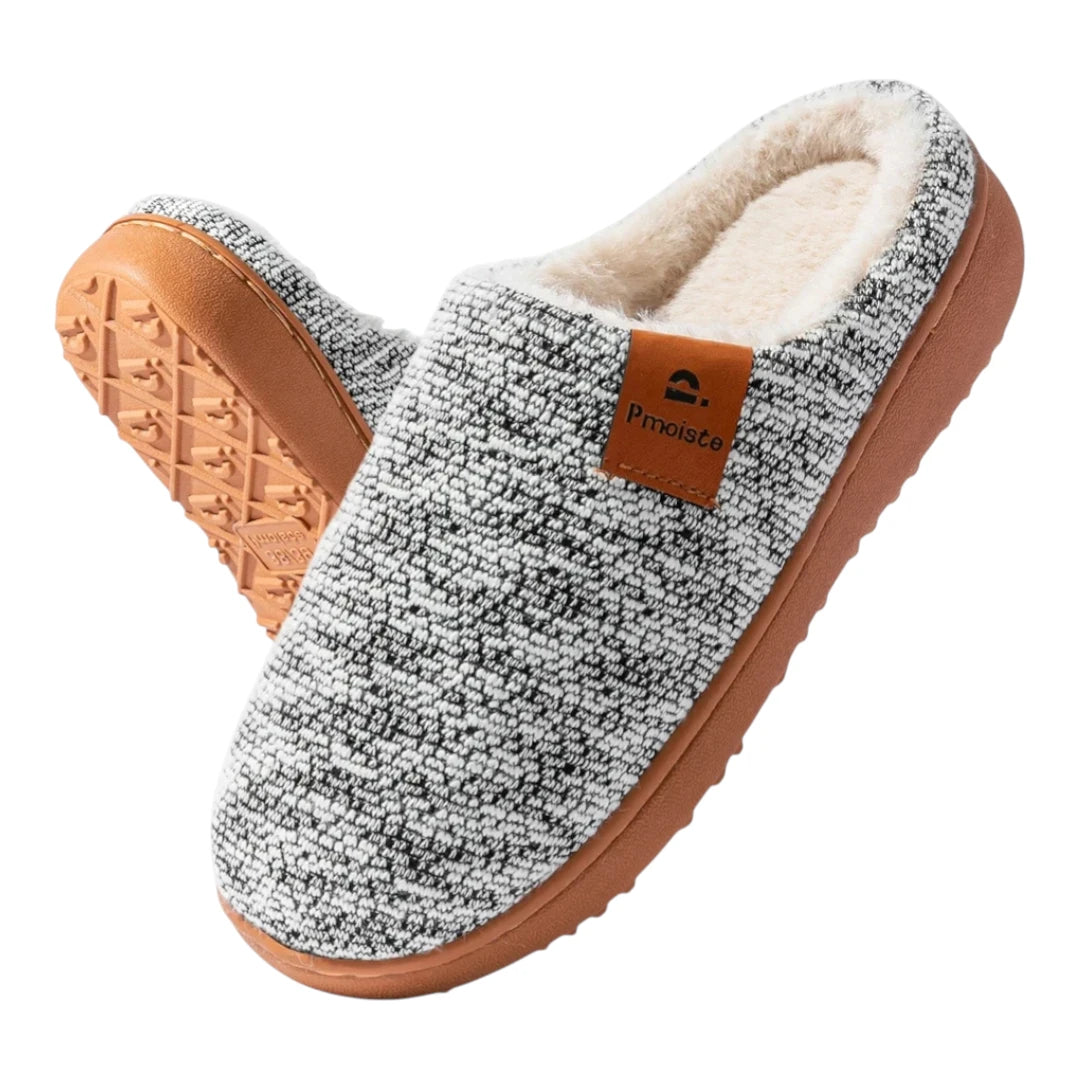 Ellie Women’s Slippers – Warm Slip On House Shoes with Grip Sole