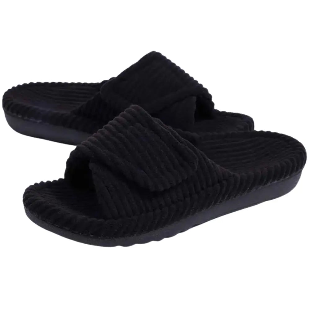 Sky Orthopedic Fluffy Slippers – Arch Support House Slides for Women